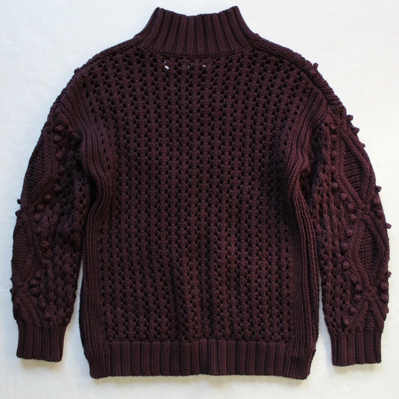 525 America Women's Mixed Knit Oversized Pullover - Picture 4 of 5